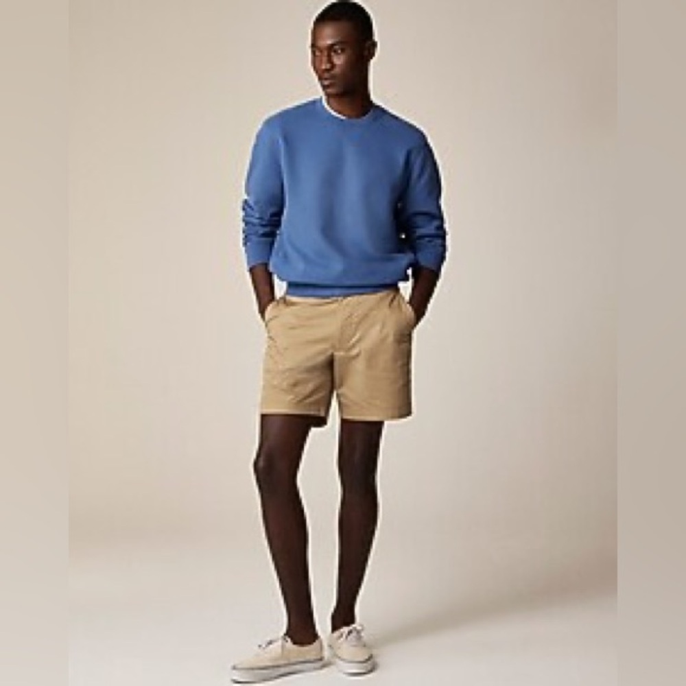 🆕 JCrew 7” Portsider Stretch Chino Shorts Size 40